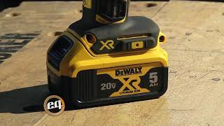 DEWALT amoladora inalámbrica DCG413 batería ION de lithio [upl. by Natalee]