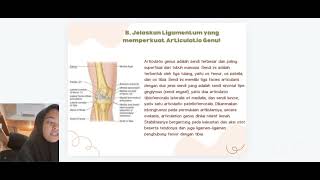 Anatomi dan ligamentum Articulatio genu dan os femur [upl. by Dallon900]