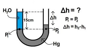 Physics 33  Fluid Statics 7 of 10 Pressure Gauge [upl. by Annat]