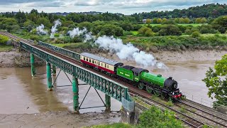 B1 61306 Mayflower Hauls The Final Welsh Marches Express of The Year 040924 [upl. by Boylan]