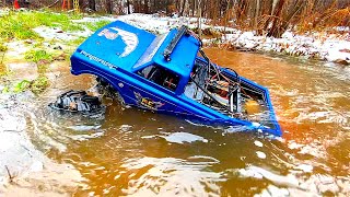 70Lb SUBMARINE LARGEST ELECTRiC RC TRUCK UNDER WATER  15 Primal RC MEGA v3  RC ADVENTURES [upl. by Idnerb]