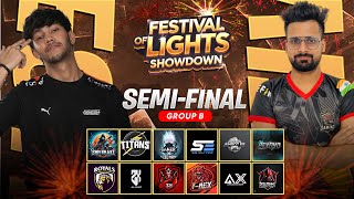 FESTIVAL OF LIGHTS SHOWDOWN SEMIFINAL GROUP B freefireshorts [upl. by Ajan]