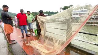 മഴക്കാല മീൻപിടുത്തം mundakayam  Cast net fishing  throw net fishing [upl. by Eilegna]