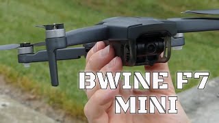 BWINE F7 Mini Drone ReviewWith 4K UHD Camera [upl. by Linus533]