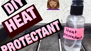 DIY EASY HEAT PROTECTANT FOR HAIR [upl. by Scarlett871]