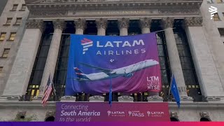 LATAM de vuelta en la Bolsa de Nueva York [upl. by Legin]