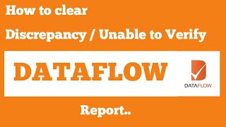 How to clear DiscrepancyUnable to Verifydataflow reportnegative dataflow reportnursing [upl. by Neimad]