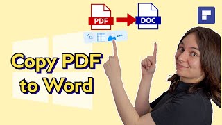 How to Copy PDF to Word without Losing Formatting [upl. by Atteynek]