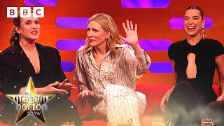 Kate Winslet Cate Blanchett and Dua Lipa talk Superstitions  The Graham Norton Show  BBC [upl. by Sikata111]