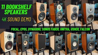 Battle Of The Best 11 Small Bookshelf Speakers Sound Showdown [upl. by Enner]