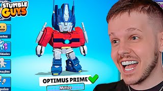 😱 virei o OPTIMUS PRIME no STUMBLE GUYS e [upl. by Cob]