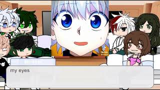 Mha react to killua and gon part 1 [upl. by Yzzo]