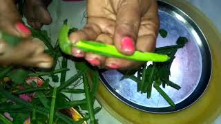 பிரண்டை சுத்தம் செய்வது எப்படி How to clean Veldt GrapeTamil Traditional Food [upl. by Ellingston]