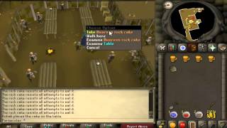 Runescape 2007 How to get a Dwarven Rockcake [upl. by Gladwin]