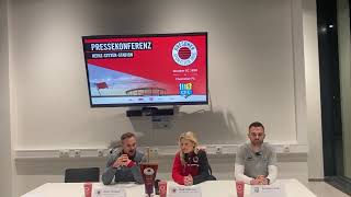 Pressekonferenz nach dem Spiel DSC gegen CFC [upl. by Floss554]