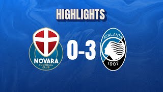 NovaraAtalanta U23 03  2 giornata  Serie C  Highlights [upl. by Eidas171]