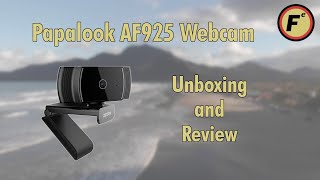 Papalook AF925 1080P Webcam  Unboxing amp Review [upl. by Martynne666]