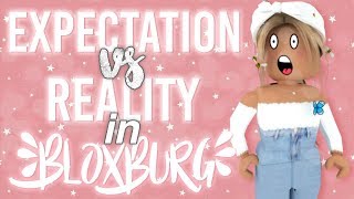 Expectation VS Reality in Bloxburg  Bloxburg Skit  alixia [upl. by Ancier]