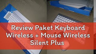 Review Paket Keyboard Wireless  Mouse Wireless Silent Plus Combo [upl. by Haroppiz720]