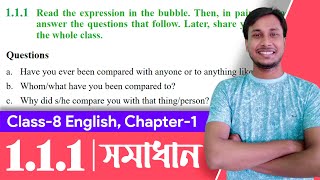 Class 8 English Chapter 111 Question Answer  Class 8 New Book 2024 English Chapter 1  Courstika [upl. by Tryck]