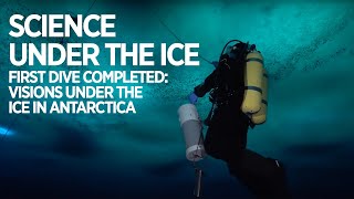 First dive completed  Science under the ice  University of Helsinki [upl. by Thinia652]