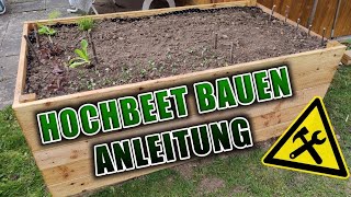 Hochbeet selber bauen  Hochbeet Bauanleitung DIY  Ansaat [upl. by Eeliab742]