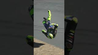 Rossi lost control of his motorbike at Chang International Circuit [upl. by Acinnor149]