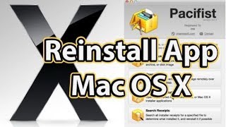 How to Reinstall Apps on Mac OS Pacifist App [upl. by Bbor]