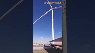 Windmill Blade Trailer for Sale windmillbladetrailer windmills windmillblade trailer [upl. by Ynnatirb]