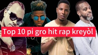 vinn gade Top 10 pi gro Hit rap kreyòl la 🙆🙆🙆 [upl. by Ordisi]