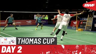 BWF Thomas Cup Finals 2022  Indonesia vs Thailand  Group A [upl. by Roshelle316]