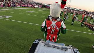 Famu Marching 100  quotPregame w 1st Bass Damaine Thompson 2024 [upl. by Ennael]