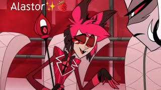 Alastor being the best character in hazbin hotel for 15 minutes ✨🍓 [upl. by Acnaib]