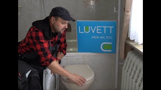 Luvett WC Sitz Montage und Demontage  Toilettensitz richtig montieren  demontieren [upl. by Asirralc]