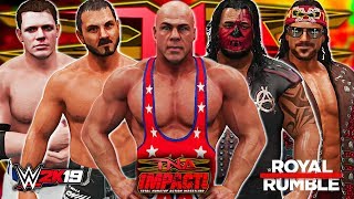 WWE 2K19  30 MAN TNA IMPACT ROYAL RUMBLE [upl. by Naz]