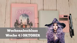 📓 Budget Planung  Wochenabschluss  Woche 4  OKTOBER 💶💰 [upl. by Binetta]