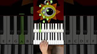 Incredibox Sprunki Horror Theme EASY Piano Tutorial [upl. by Lathe]