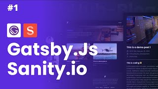 01  React Blog Website with Gatsbyjs amp Sanityio  Sanity Setup [upl. by Nylac]