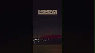 A nighttime view of Hudson River and Hudson River Parkway in NYC icclifecoach newyork travel [upl. by Lilia]