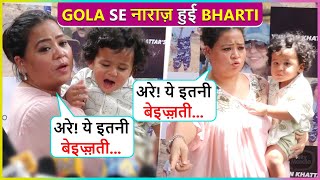 Bharti Singh Gets Hyper Forces Little GOLA To Smile For Camera  Fun Banter [upl. by Hamo]