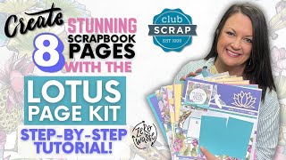 Stop wasting time while scrapbooking Learn the best way and make 8 pages with us [upl. by Bristow]