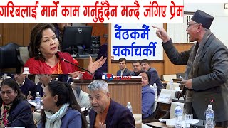 Prem Suwal Vs Arju Rana ‘गरिबलाई मार्ने काम गर्नु हुँदैन’ भन्दै जब सांसद प्रेम सुवालले टेबुल ठोके [upl. by Enyrehtac]