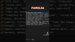 FontFamily CSS [upl. by Arlynne655]