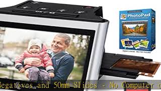 ClearClick Virtuoso 20 Second Generation 22MP Film amp Slide Scanner with Extra Large 5quot LCD Scree [upl. by Ecnarrat]