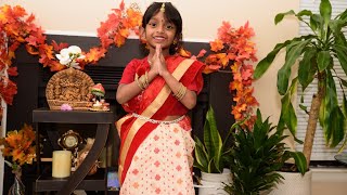 Pujor Gondho Eseche Dance by Misha  Salil Chowdhury  Antara Chowdhury  Children song [upl. by Ayanet]