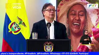 Presidente Gustavo Petro presentación de compromisos de Nutresa con el Plan Misiones Territoriales [upl. by Royden425]