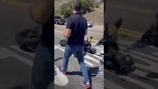 25 million Rimac Nevera CRASH motorcycle rear ended [upl. by Aneetsirhc]