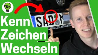 Kennzeichen Wechseln ✅ TOP ANLEITUNG Auto Nummernschild Abmachen amp KFZ Autokennzeichen Abmontieren [upl. by Braunstein379]