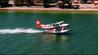 Seaplane Takeoff From Miami Seaplane Base On Watson Island [upl. by Sikorski548]