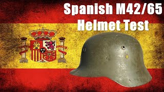 Helmet Ballistic Test Spanish M4265 [upl. by Mike]